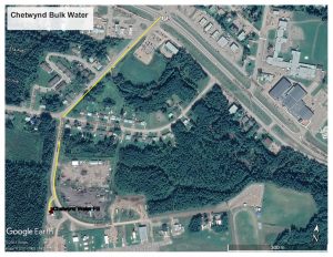 Fill Location Map To Water Fill Station – District of Chetwynd